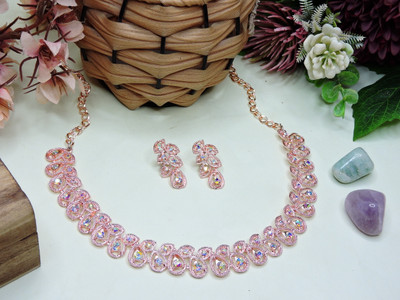 VATSALYA creation Alloy Gold-plated Multicolor Jewellery Set(Pack of 1)