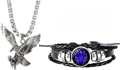 Elanora Jewels Alloy Sterling Silver Silver Jewellery Set(Pack of 2)