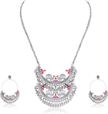 AD Fashion Store Alloy Silver Jewellery Set(Pack of 1)