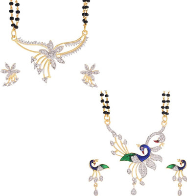 Opus Gems Alloy Gold-plated Multicolor Jewellery Set(Pack of 1)