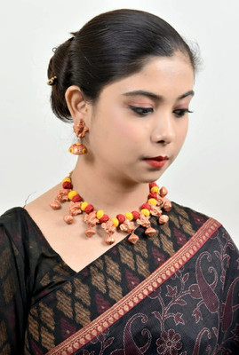Devi creation Terracotta Multicolor Jewellery Set(Pack of 1)