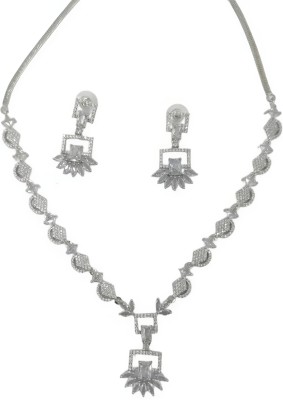 Gayatri Alloy Rhodium Yellow Jewellery Set(Pack of 3)