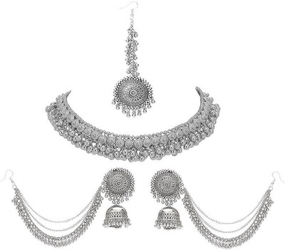 Kaima Oxidised Silver Silver Silver Jewellery Set(Pack of 1)