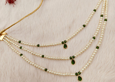 Dado sutho Alloy Gold-plated Green Jewellery Set(Pack of 1)