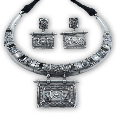 Einshine Oxidised Silver Silver Jewellery Set(Pack of 2)