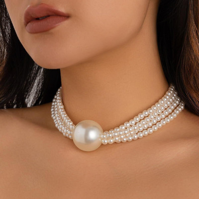 ISLANA Mother of Pearl White Jewellery Set(Pack of 2)