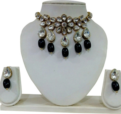 JN Handicraft Brass Copper Black, Silver Jewellery Set(Pack of 1)