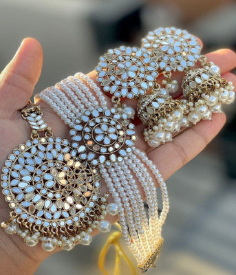 house of common Brass Silver Jewellery Set(Pack of 1)