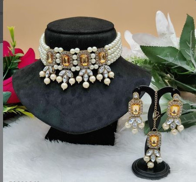 LILANWAVE Alloy Multicolor Jewellery Set(Pack of 1)
