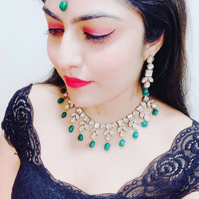 VIPY HANGER Alloy Green Jewellery Set(Pack of 1)