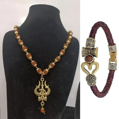 Maashakti Brass Gold-plated Gold Jewellery Set(Pack of 2)