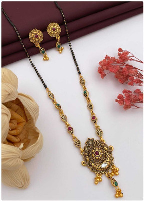SHIVAY FASHION HUB Alloy Gold-plated Gold Jewellery Set(Pack of 1)