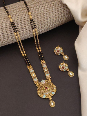 SHIVAY FASHION HUB Alloy Gold-plated Gold Jewellery Set(Pack of 1)