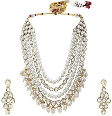 CATALYST Brass White Jewellery Set(Pack of 1)
