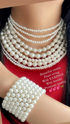 DENICRAAS Alloy White Jewellery Set(Pack of 1)