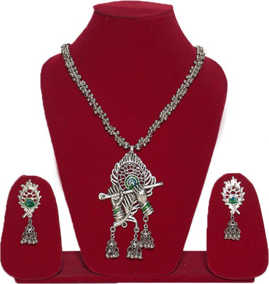Ruhi Alloy Silver, Gold-plated Silver Jewellery Set(Pack of 2)