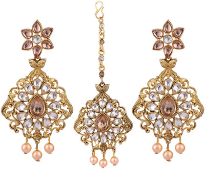 Styylo Jewels Brass Gold-plated Gold Jewellery Set(Pack of 3)