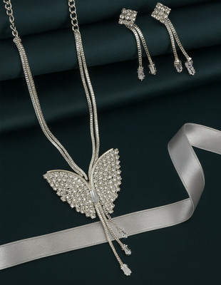 HEM RUPA Metal Silver Jewellery Set(Pack of 1)