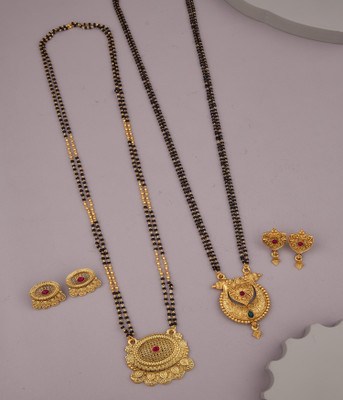 evashoppy Copper Gold-plated Gold Jewellery Set(Pack of 1)