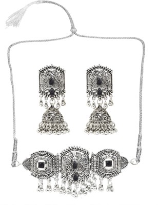 sunhari jewels Alloy Black Jewellery Set(Pack of 1)