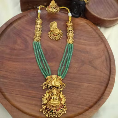 ROFARWORD Brass, Copper Gold-plated Gold Jewellery Set(Pack of 1)