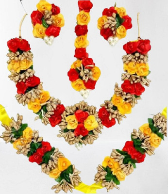 Shiv Fabric Multicolor Jewellery Set(Pack of 1)
