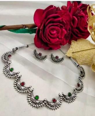 PARMESHWAR IMITATION Copper Silver Silver Jewellery Set(Pack of 1)