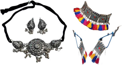JMBW INTERNATIONAL Alloy Black, Multicolor Jewellery Set(Pack of 2)