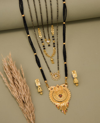 TheSanga Brass Gold-plated Gold Jewellery Set(Pack of 1)