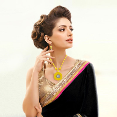 University Trendz Wood, Fabric Silver Multicolor Jewellery Set(Pack of 3)