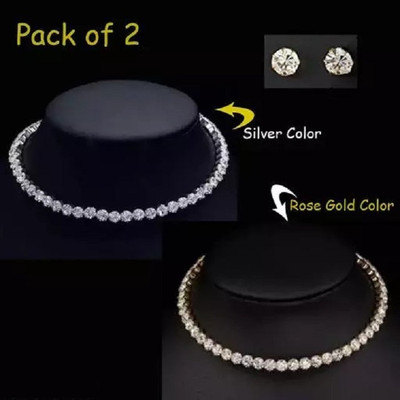 house of common Alloy Silver, Gold Jewellery Set(Pack of 1)