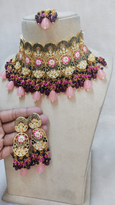 Balaji Beeds Alloy Black Jewellery Set(Pack of 1)