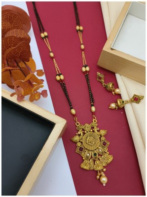 house of common Alloy Gold-plated Gold Jewellery Set(Pack of 1)