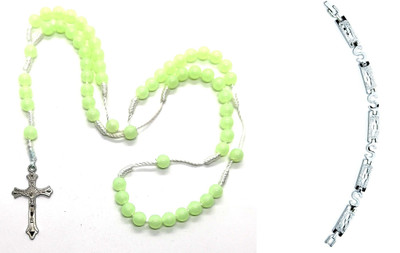 KINGSTYLEIMPEX Dori, Alloy Silver, Green Jewellery Set(Pack of 1)