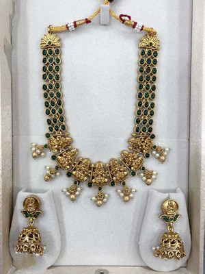 Shilpa Creation Brass Green Jewellery Set(Pack of 1)