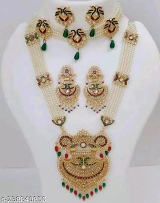 house of common Alloy Gold-plated Multicolor Jewellery Set(Pack of 6)