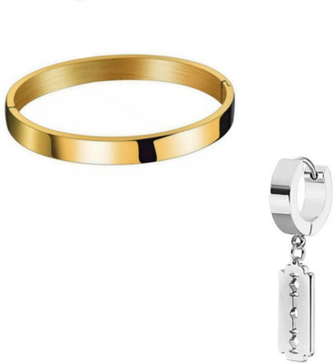Vipunj Brass, Stainless Steel Sterling Silver, Gold-plated Silver, Gold Jewellery Set(Pack of 2)
