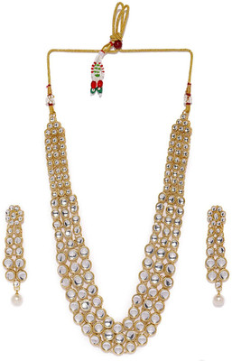 BJ JEWEL Alloy Gold Jewellery Set(Pack of 1)