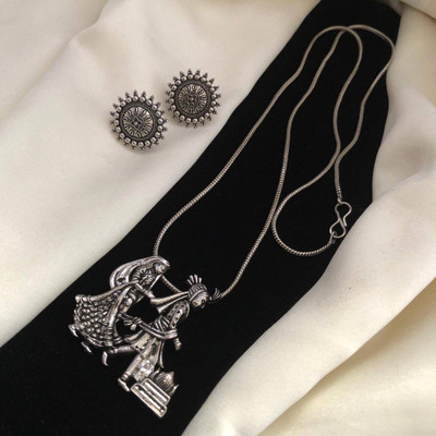 N P FASHION Alloy Gold-plated Silver Jewellery Set(Pack of 1)