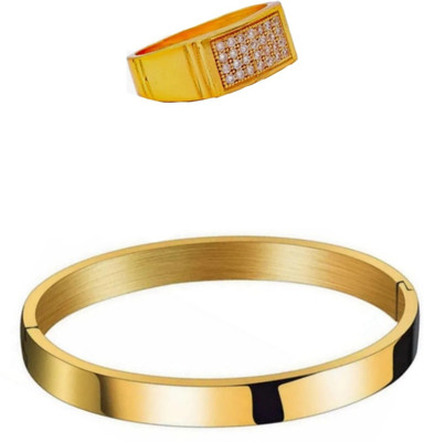 house of common Brass Gold-plated Gold Jewellery Set(Pack of 2)