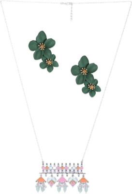 SRK Fashions Alloy Multicolor, Green Jewellery Set(Pack of 1)