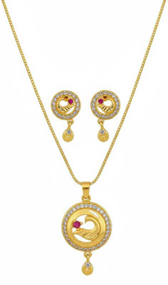Maruti king Brass Gold-plated Gold Jewellery Set(Pack of 1)