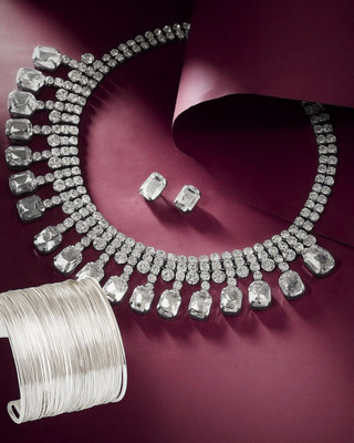 MANSIYAORANGE Alloy Gold-plated Platinum Jewellery Set(Pack of 3)