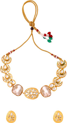 YELLOW CHIMES Metal Gold-plated Gold Jewellery Set(Pack of 1)