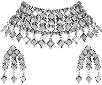 house of common Alloy Silver Jewellery Set(Pack of 1)