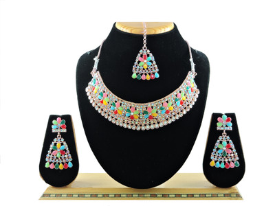 VATSALYA creation Alloy Multicolor Jewellery Set(Pack of 1)