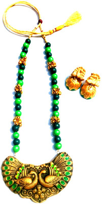 Devi creation Terracotta Multicolor Jewellery Set(Pack of 1)