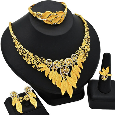 Luminari Alloy Gold-plated Gold Jewellery Set(Pack of 1)
