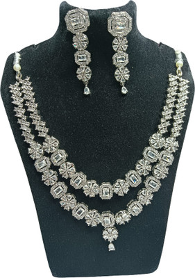 Gurukripa jewels Sterling Silver Sterling Silver Silver Jewellery Set(Pack of 2)