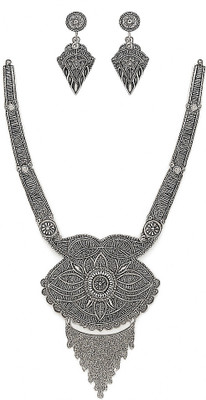 Noya Oxidised Silver Silver Silver Jewellery Set(Pack of 1)